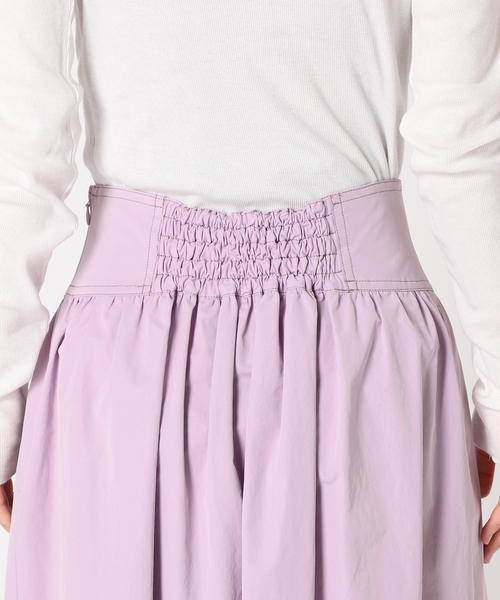 IENA LA BOUCLE（イエナラブークル）の「IENA LA BOUCLE カーブベルトコクーンスカート（スカート・レディース・パープル/オレンジ・36/38）」の8枚目の写真