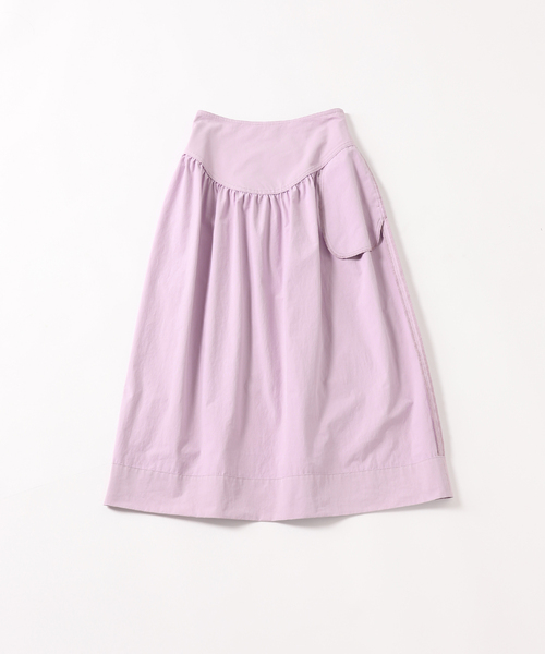 IENA LA BOUCLE（イエナラブークル）の「IENA LA BOUCLE カーブベルトコクーンスカート（スカート・レディース・パープル/オレンジ・36/38）」の17枚目の写真