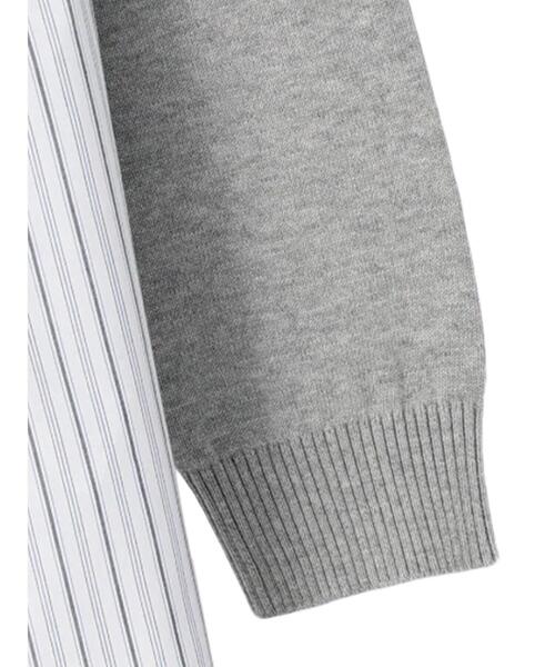 【新品】 Girl リラックス ストライプ セーター プルオーバー セール】【ユニセックス】 オーバーサイズ ストライプ柄ニットセーター