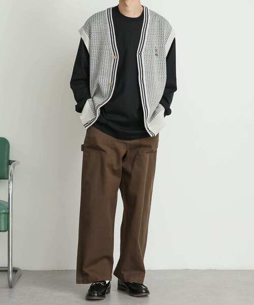 サージュデクレ　ヘリンボーンベスト　別注 SENSE OF PLACE by URBAN RESEARCH（センスオブプレイスバイアーバン
