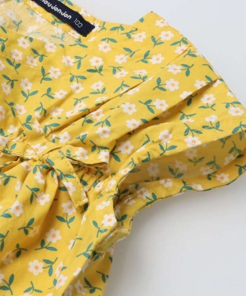 Moujonjon（ムージョンジョン）の「ブロード小花柄ブラウス（シャツ/ブラウス・キッズ・ライトグリーン/イエロー/ターコイズブルー・90/100/110/120/130/140）」の10枚目の写真