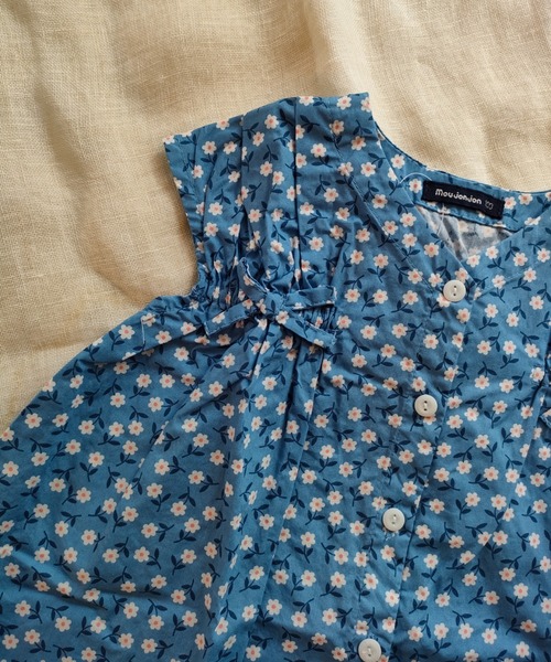 Moujonjon（ムージョンジョン）の「ブロード小花柄ブラウス（シャツ/ブラウス・キッズ・ライトグリーン/イエロー/ターコイズブルー・90/100/110/120/130/140）」の16枚目の写真