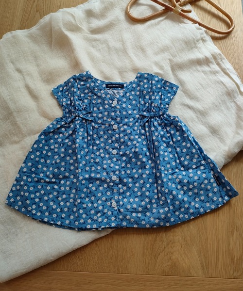 Moujonjon（ムージョンジョン）の「ブロード小花柄ブラウス（シャツ/ブラウス・キッズ・ライトグリーン/イエロー/ターコイズブルー・90/100/110/120/130/140）」の17枚目の写真