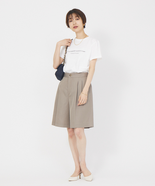 Rouge vif Anna(ルージュヴィフアンナ)の「ロゴコンパクトTシャツ(Tシャツ/カットソー・レディース・ホワイト・フリー)」の6枚目の写真