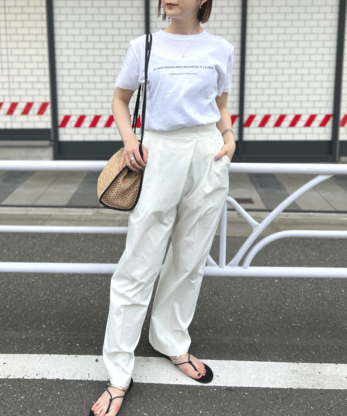 Rouge vif Anna(ルージュヴィフアンナ)の「ロゴコンパクトTシャツ(Tシャツ/カットソー・レディース・ホワイト・フリー)」の12枚目の写真