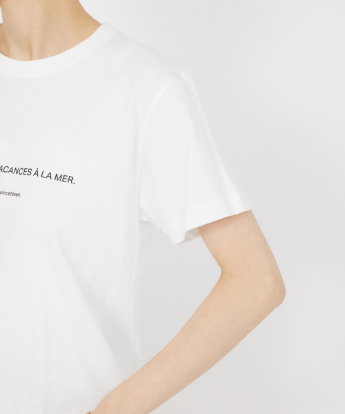 Rouge vif Anna(ルージュヴィフアンナ)の「ロゴコンパクトTシャツ(Tシャツ/カットソー・レディース・ホワイト・フリー)」の14枚目の写真