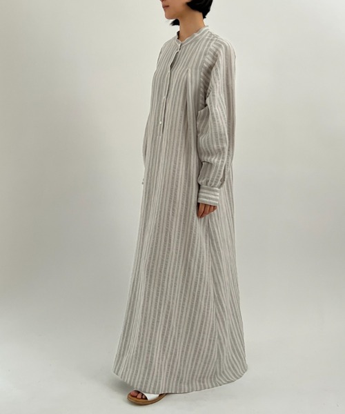seya.（セヤ）の「KADIKOY DRESS/EARTH STRIPES（ワンピース・レディース・グレー系その他・2/1）」の8枚目の写真