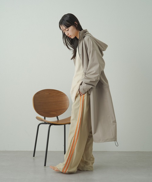 earthy（アーシー）の「【撥水】ナイロンラインパンツ（その他