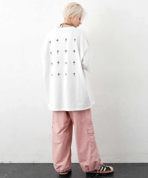 AIVER（アイバー）の「AIVER　ドローイングS/SビッグTEE（Tシャツ/カットソー・メンズ・ホワイト/チャコールグレー/ブラック・MEDIUM/SMALL/LARGE）」の13枚目の写真