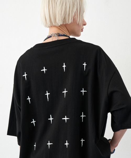 AIVER（アイバー）の「AIVER　ドローイングS/SビッグTEE（Tシャツ/カットソー・メンズ・ホワイト/チャコールグレー/ブラック・MEDIUM/SMALL/LARGE）」の19枚目の写真