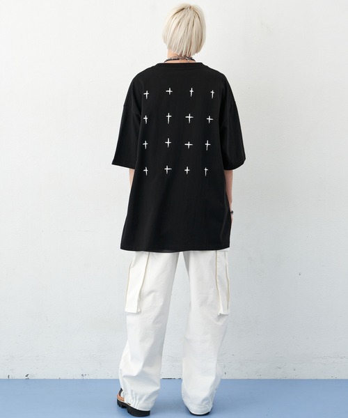 AIVER（アイバー）の「AIVER　ドローイングS/SビッグTEE（Tシャツ/カットソー・メンズ・ホワイト/チャコールグレー/ブラック・MEDIUM/SMALL/LARGE）」の22枚目の写真