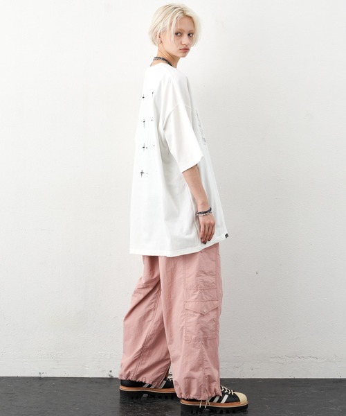 AIVER（アイバー）の「AIVER　ドローイングS/SビッグTEE（Tシャツ/カットソー・メンズ・ホワイト/チャコールグレー/ブラック・MEDIUM/SMALL/LARGE）」の14枚目の写真