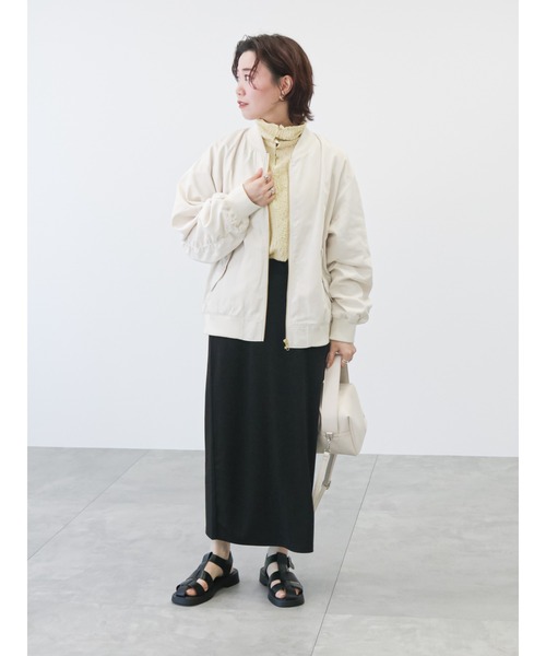 Lugnoncure（ルノンキュール）の「ポンチタイトスカート（スカート・レディース・ブラック/ベージュ/グリーン・ﾌﾘ-）」の7枚目の写真