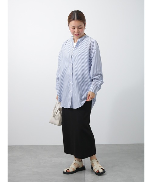 Lugnoncure（ルノンキュール）の「ポンチタイトスカート（スカート・レディース・ブラック/ベージュ/グリーン・ﾌﾘ-）」の11枚目の写真