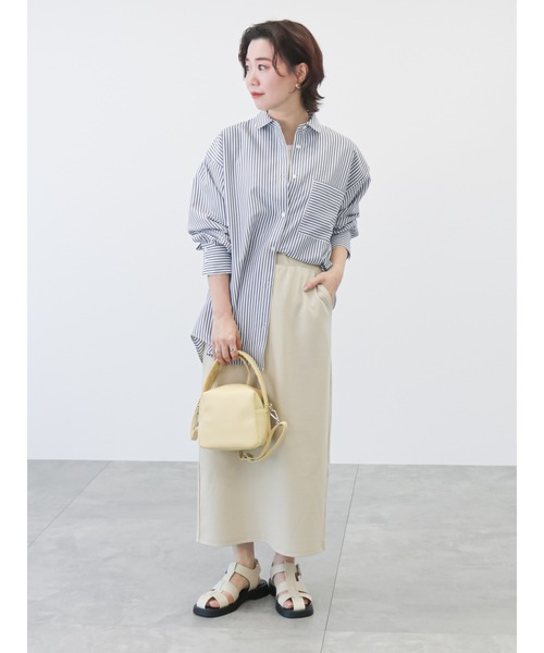 Lugnoncure（ルノンキュール）の「ポンチタイトスカート（スカート・レディース・ブラック/ベージュ/グリーン・ﾌﾘ-）」の9枚目の写真