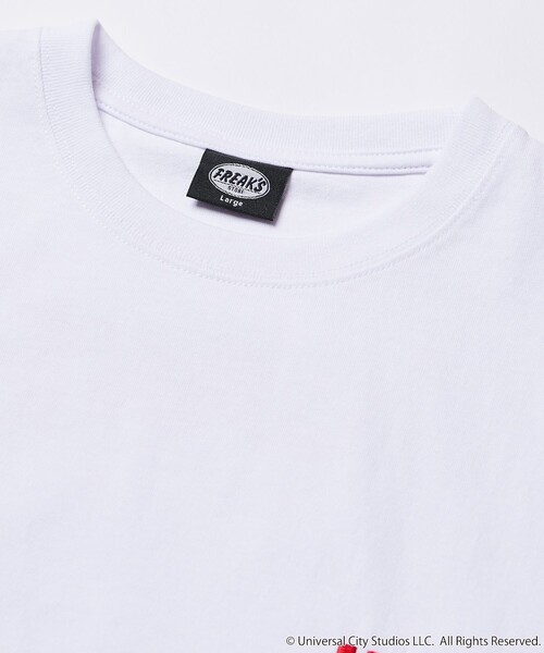 FREAK'S STORE(フリークスストア)の「【限定展開】JAWS/ジョーズ 別注 ビッグシルエット バックプリント クルーネックTシャツ(Tシャツ/カットソー・メンズ・ホワイト/ブラック/アッシュグレー/ダークグリーン/グレイッシュブルー・SMALL/MEDIUM/LARGE)」の16枚目の写真
