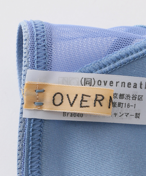 OVERNEATH/オーバーニース】Bra040 スムースxネット：ブラ