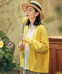サニークラウズ　菜の花カーディガン〈レディース〉