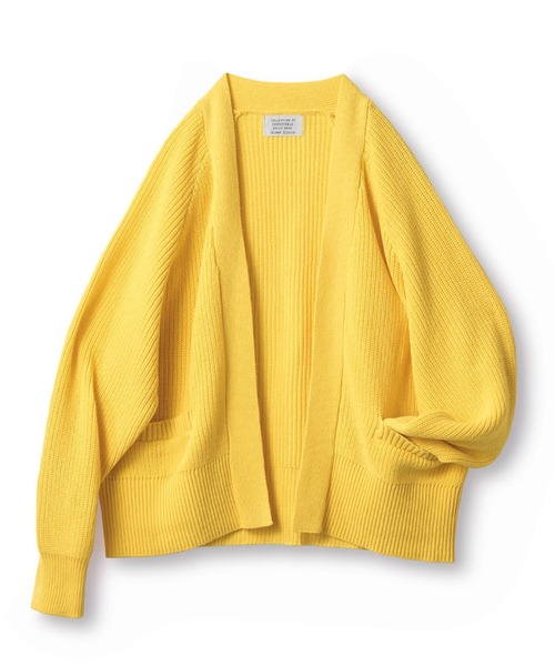 Sunny clouds（サニークラウズ）の「サニークラウズ　菜の花カーディガン〈レディース〉（カーディガン/ボレロ・レディース・イエロー・X-LARGE/LARGE/MEDIUM）」の8枚目の写真