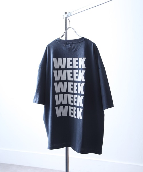 NILWAY（ニルウェイ）の「アソートバッグロゴプリントTシャツ（Tシャツ/カットソー・メンズ・ホワイト/ブラック系/ネイビー/ブラック/ホワイト系/ネイビー系・MEDIUM/LARGE）」の5枚目の写真