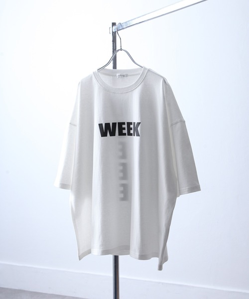 NILWAY（ニルウェイ）の「アソートバッグロゴプリントTシャツ（Tシャツ/カットソー・メンズ・ホワイト/ブラック系/ネイビー/ブラック/ホワイト系/ネイビー系・MEDIUM/LARGE）」の7枚目の写真