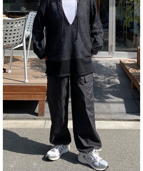 LE MORE（リモア）の「ポケットカーゴパンツ（カーゴパンツ・レディース・アイボリー/カーキ/ブラック/ピンク・FREE）」の20枚目の写真