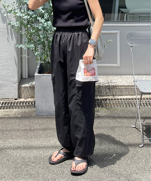 LE MORE（リモア）の「ポケットカーゴパンツ（カーゴパンツ・レディース・アイボリー/カーキ/ブラック/ピンク・FREE）」の17枚目の写真