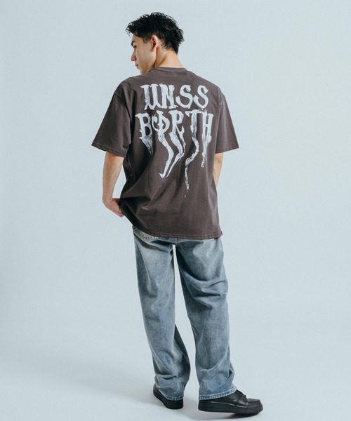 Ressaca（レサーカ）の「オーバーサイズ バタフライ バックプリントロゴ クルーネック半袖Tシャツ（Tシャツ/カットソー・メンズ・ピンク/ブラック/グレー・M/L/XL）」の13枚目の写真