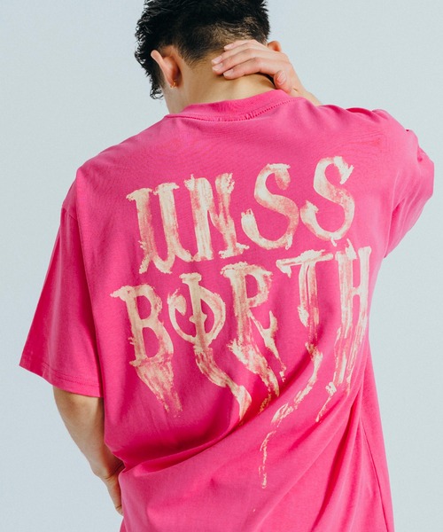 Ressaca（レサーカ）の「オーバーサイズ バタフライ バックプリントロゴ クルーネック半袖Tシャツ（Tシャツ/カットソー・メンズ・ピンク/ブラック/グレー・M/L/XL）」の22枚目の写真