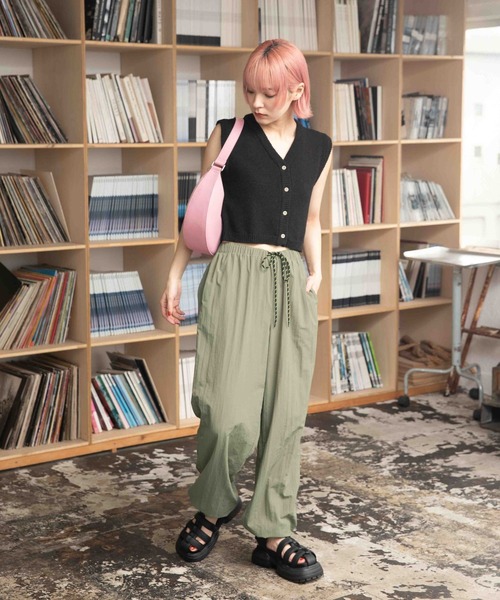 PBLIM（ページボーイリム）の「PAGEBOYLIM/チビニットベスト（ベスト・レディース・ブラック/オレンジ/ブルー・FREE）」の8枚目の写真