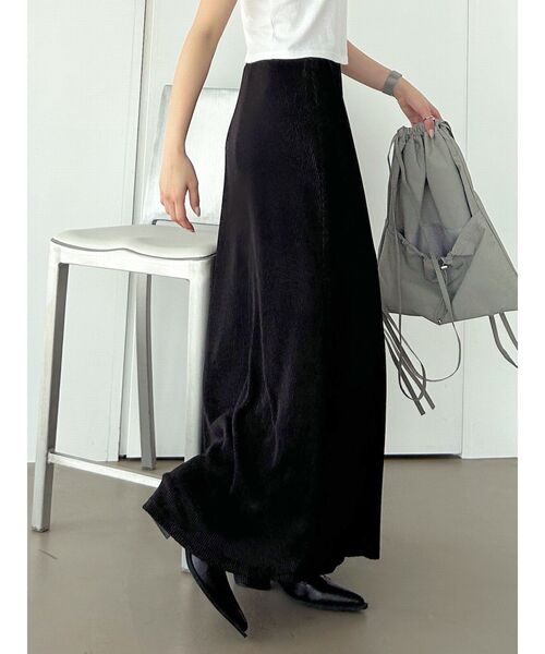 EMODA（エモダ）の「プリーツボリュームマキシスカート（スカート・レディース・ブラック/その他/その他1/グレー・FREE）」の16枚目の写真