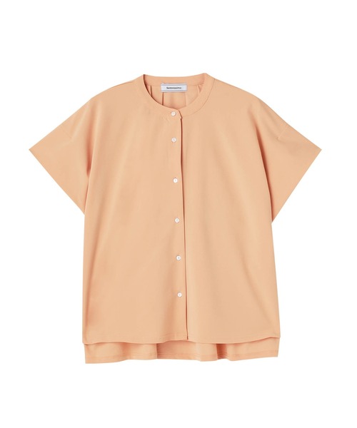 Settimissimo（セッティミッシモ）の「ストレッチバックタックデザインブラウス（シャツ/ブラウス・レディース・ブラック/グレイッシュベージュ/オレンジ・FREE）」の14枚目の写真