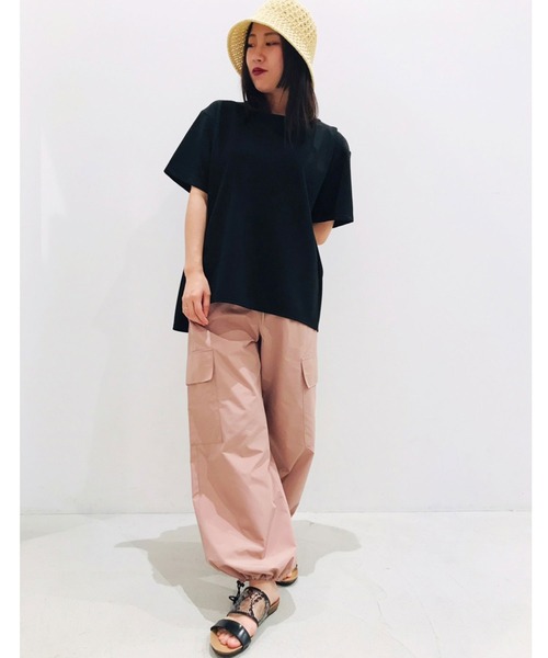 Grand PARK（グランドパーク）の「ｲージーカーゴパンツ（カーゴパンツ・レディース・ブラック/カーキ/ピンク・FREE）」の14枚目の写真