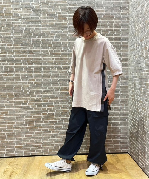 Grand PARK（グランドパーク）の「ｲージーカーゴパンツ（カーゴパンツ・レディース・ブラック/カーキ/ピンク・FREE）」の9枚目の写真