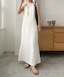 CAPRICIEUX LE'MAGE | スリットネックキャミワンピース(ワンピース)