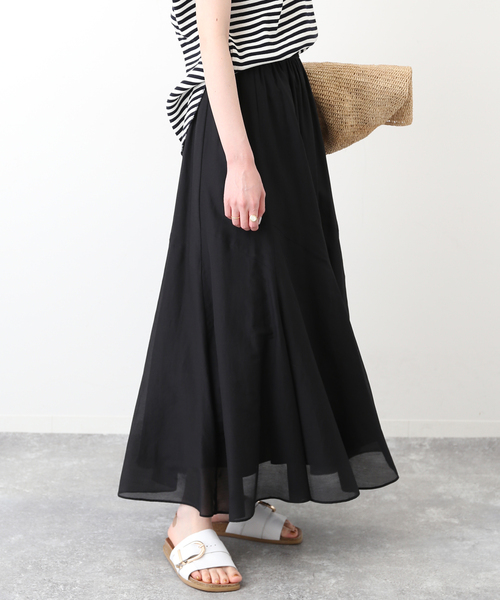 SLOBE IENA（スローブイエナ）の「《追加2》綿シルク切替ギャザー