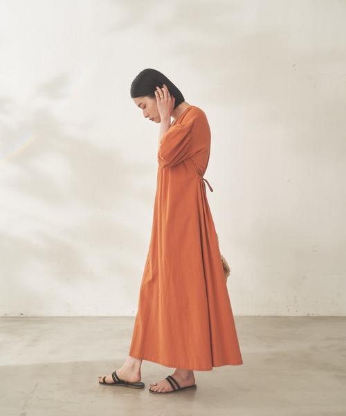 Shelly island（シェリーアイランド）の「バックデザインワンピース（ワンピース・レディース・オレンジ/ブルー/ブラック・FREE）」の17枚目の写真