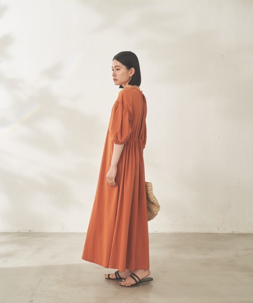 Shelly island（シェリーアイランド）の「バックデザインワンピース（ワンピース・レディース・オレンジ/ブルー/ブラック・FREE）」の18枚目の写真