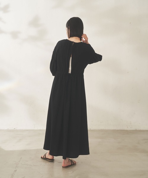 Shelly island（シェリーアイランド）の「バックデザインワンピース（ワンピース・レディース・オレンジ/ブルー/ブラック・FREE）」の11枚目の写真