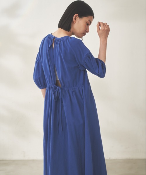 Shelly island（シェリーアイランド）の「バックデザインワンピース（ワンピース・レディース・オレンジ/ブルー/ブラック・FREE）」の21枚目の写真