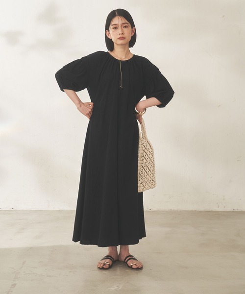 Shelly island（シェリーアイランド）の「バックデザインワンピース（ワンピース・レディース・オレンジ/ブルー/ブラック・FREE）」の16枚目の写真