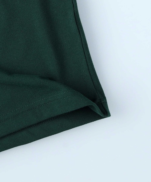 Refurbish（リファービッシュ）の「【Refurbish】ハーフジップ半袖プルオーバー（Tシャツ/カットソー・メンズ・オフホワイト/ブラック/グリーン・XL/L/M）」の6枚目の写真