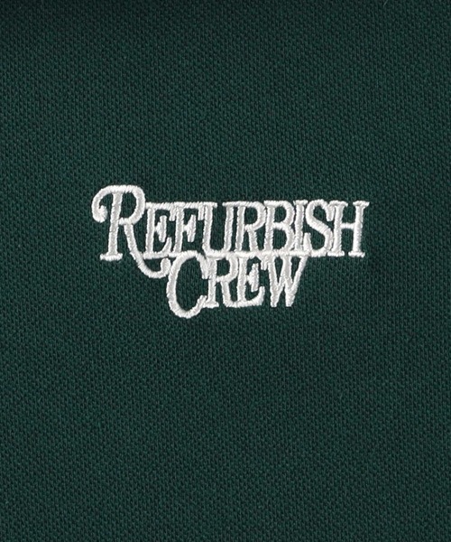 Refurbish（リファービッシュ）の「【Refurbish】ハーフジップ半袖プルオーバー（Tシャツ/カットソー・メンズ・オフホワイト/ブラック/グリーン・XL/L/M）」の7枚目の写真