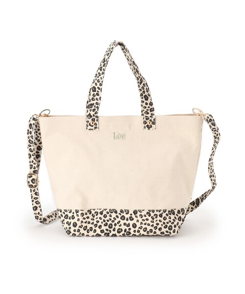 Lee（リー）の「◆Leeキャンバス切替トートバッグ【2WAY】（トートバッグ・レディース・グリーン/ダークグレー/アイボリー系6/ブラック/ピンク系9・00）」の17枚目の写真