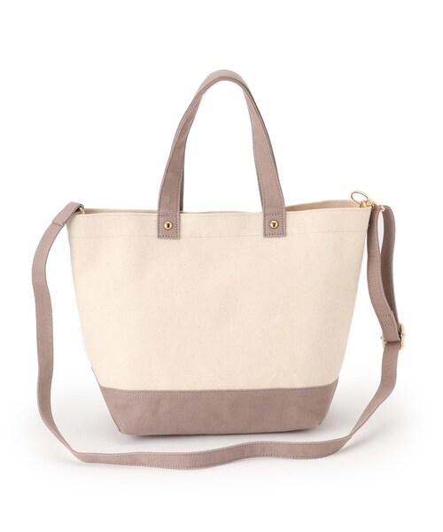 Lee（リー）の「◆Leeキャンバス切替トートバッグ【2WAY】（トートバッグ・レディース・グリーン/ダークグレー/アイボリー系6/ブラック/ピンク系9・00）」の16枚目の写真