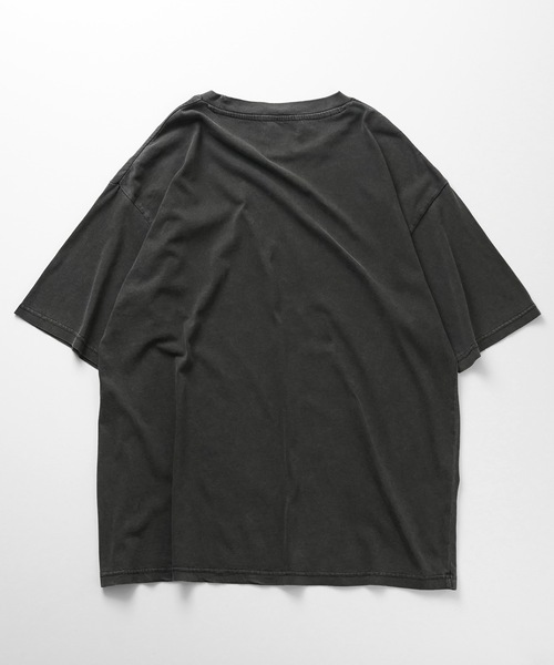 Confirm(コンファーム)の「ヴィンテージライク レトロプリント ピグメント加工 ビッグシルエット半袖バンドTシャツ カットソー【Confirm】2025SS(Tシャツ/カットソー・メンズ・チャコールグレー/ブラック系その他2/ブラック/グレー系その他2/ブラック系その他/グレー系その他・L/M)」の16枚目の写真