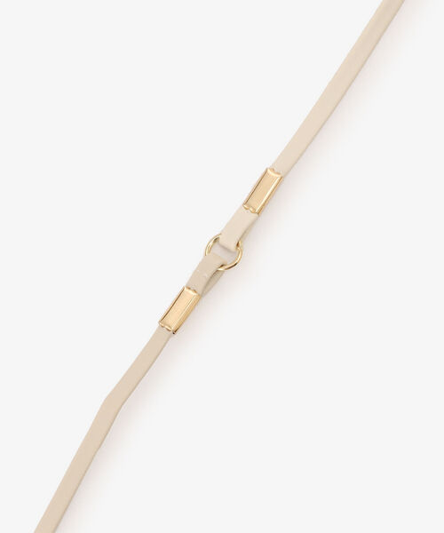 Afternoon Tea(アフタヌーンティー)の「レザー調マルチコード(メガネ・レディース・ベージュ/アイボリー・ONE SIZE)」の5枚目の写真