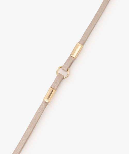 Afternoon Tea(アフタヌーンティー)の「レザー調マルチコード(メガネ・レディース・ベージュ/アイボリー・ONE SIZE)」の7枚目の写真