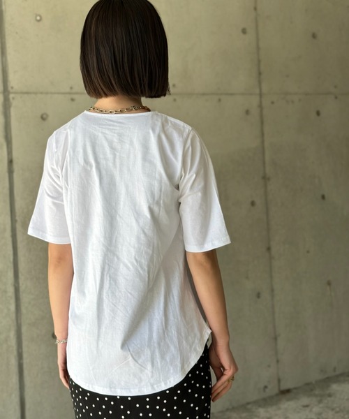 deux amour（ドゥーザムール）の「CALIFORNIA T（Tシャツ/カットソー・レディース・ホワイト/ライム/ブラック・FREE）」の15枚目の写真