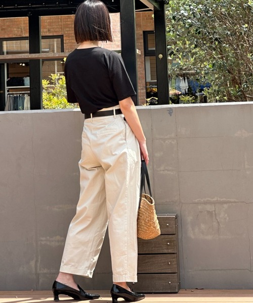 deux amour（ドゥーザムール）の「CALIFORNIA T（Tシャツ/カットソー・レディース・ホワイト/ライム/ブラック・FREE）」の17枚目の写真